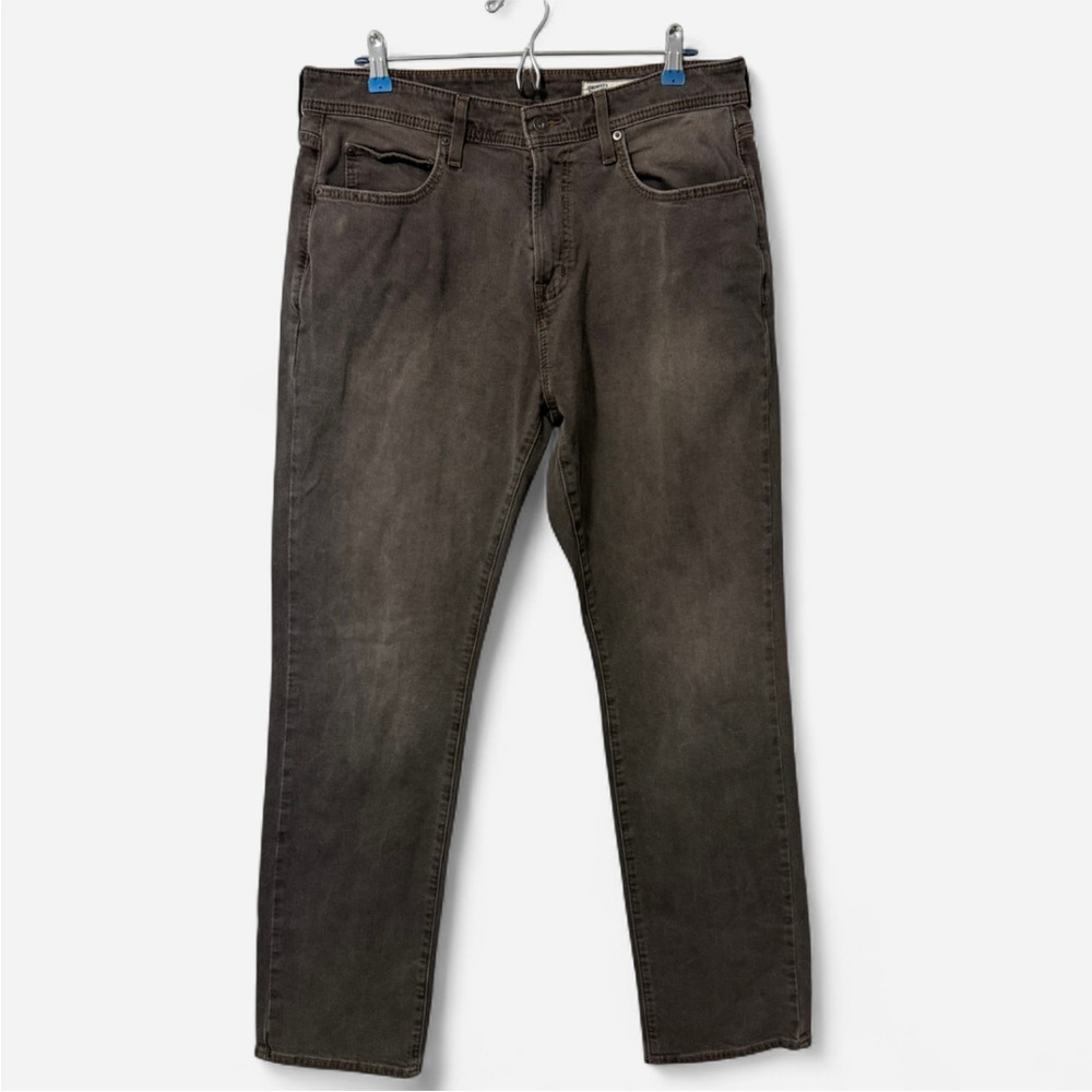 Cremieux Premium Denim Men's Brown Relaxed Straight Jeans 35 x 32